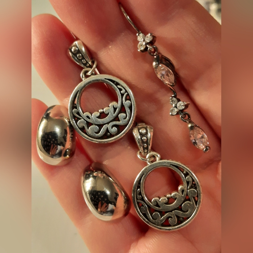 Elegant Silver 925Jewelry Set